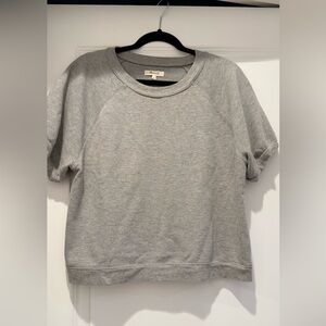 Madewell Heather Gray Knit Top